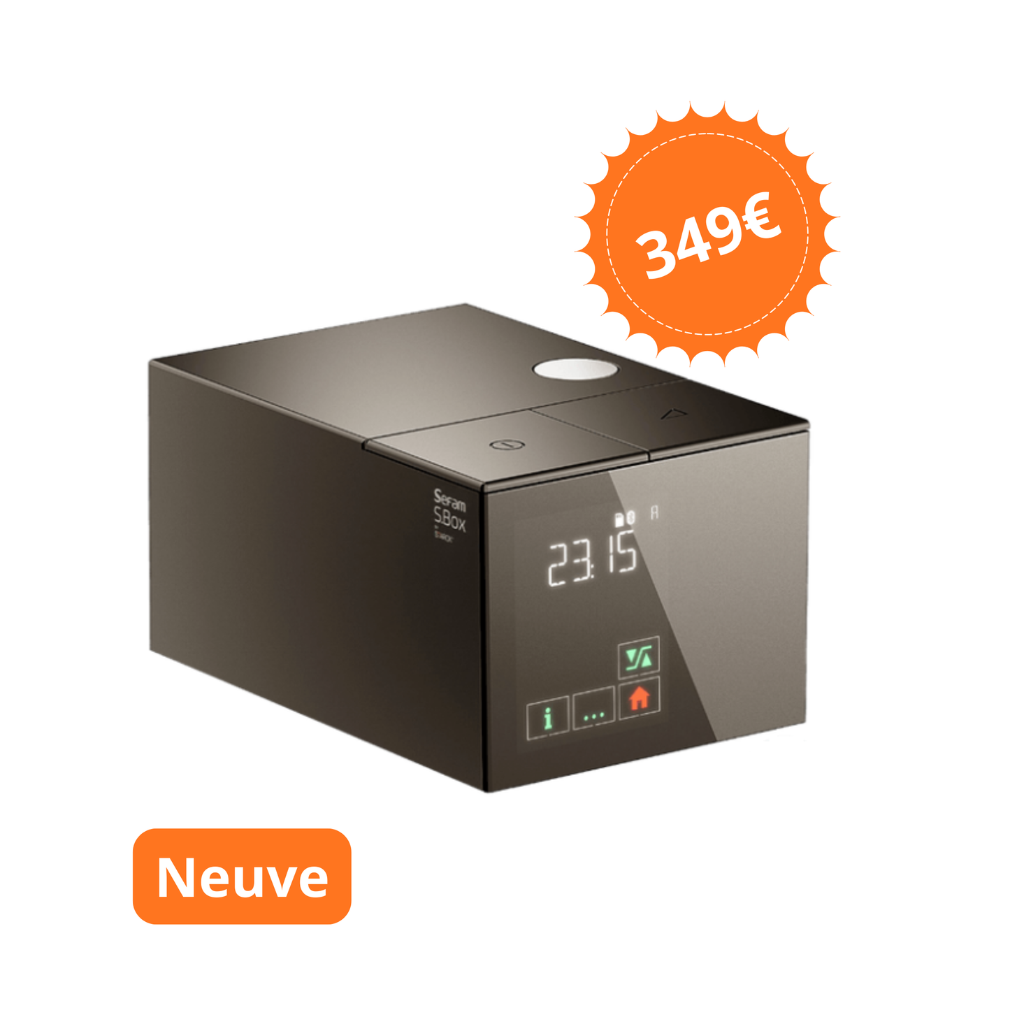 PPC / CPAP autopilotée neuve Sefam S.Box, humidificateur non inclus
